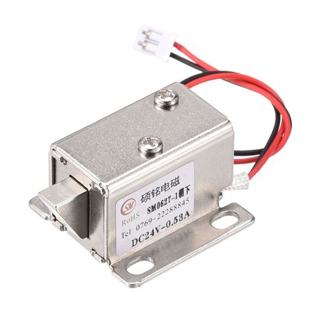 Uxcell Electromagnetic Solenoid Lock DC24V Down Type For Cabinet Door