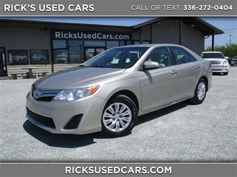 Used 2014 Toyota Camry Le For Sale In Greensboro Nc 27406 Ricks Used Cars