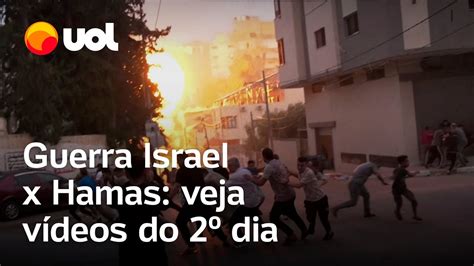 Guerra Israel X Hamas Veja Os Principais Vídeos Do 2º Dia De Confronto