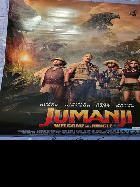 Jumanji Welcome To The Jungle Movie Poster Hobbies Toys