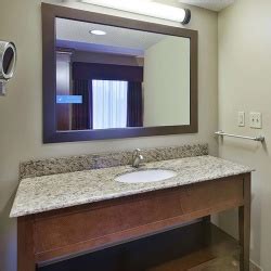 Hotel style bathroom vanity unit