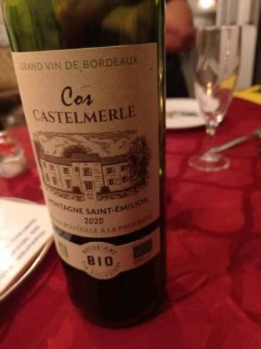 Cos Castelmerle Montagne Saint Emilion Vivino US