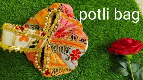 How To Make Potli Bag At Home Diy Batua Purse Handbag Youtube