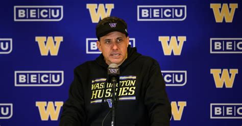 Everything Uw Coach Jedd Fisch Had To Say After Sun Bowl Announcement