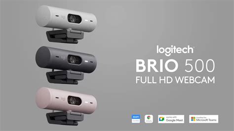 Webcam Logitech Brio 500 Diperkenalkan Desain Compact Dengan Privacy