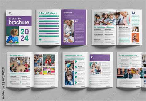 Education Brochure Template Stock Template | Adobe Stock