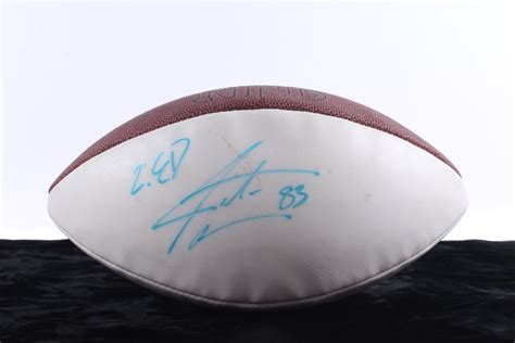 Lot - Signed Wilson NFL Football