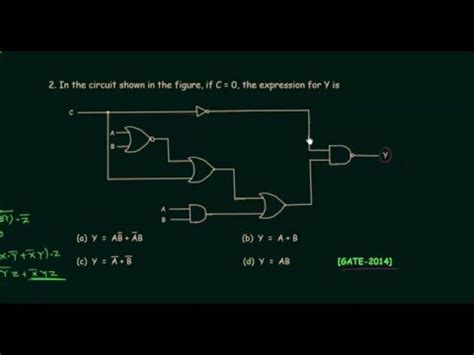 Gate Solved Problems Logic Gates Digital Electronics Youtube