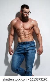 Muscular Male Naked Torso Man Tattooed Stock Photo Shutterstock