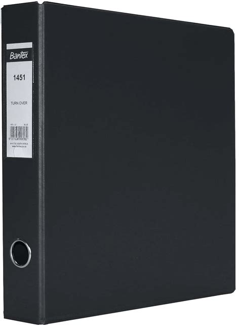 Pvc Lever Arch File Mm Black Folio Office National