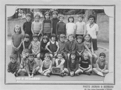 Photo De Classe CP De 1970 ECOLE ANATOLE FRANCE Copains D Avant