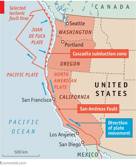 Cascadia Subduction Zone linked to San Andreas Fault - Strange Sounds