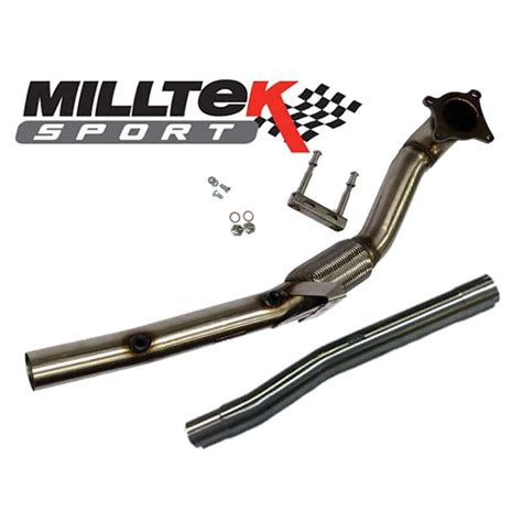 Descente Turbo Downpipe D Cata Milltek Vw Scirocco R Echappement Inox Pot