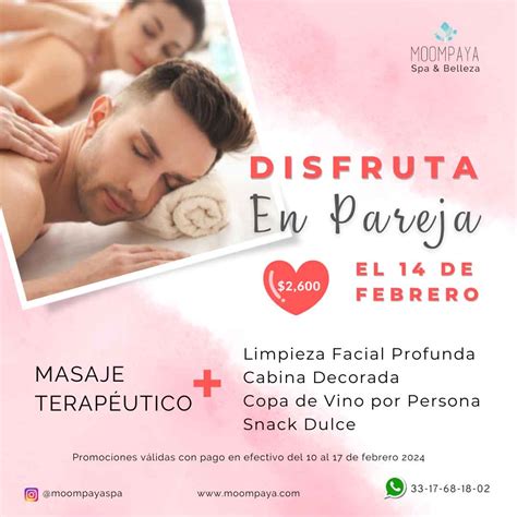 Promociones Del 14 De Febrero Dia Del Amor Masaje En Pareja