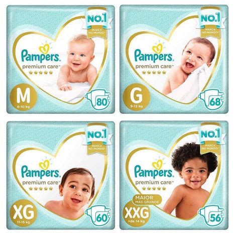 Fralda Pampers Premium Care Em Promoção No Mamãe Pechincha