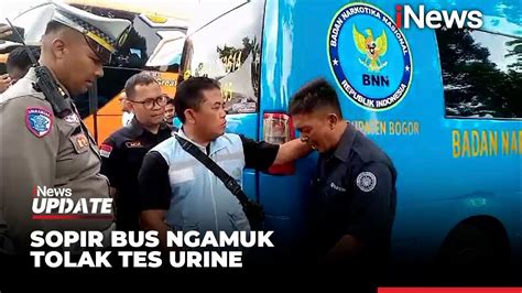 Tolak Cek Urine Sopir Bus Ngamuk Di Puncak Bogor Inews Update Youtube