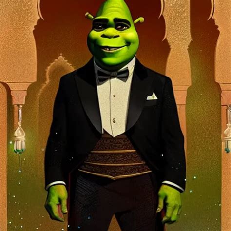 Buff Shrek A Suit Holding Ak 47 On Ai Photo Generator 56 Off