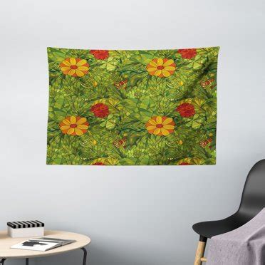 FineArtTapestries 3141-WH Floral Quad Wall Tapestry - Walmart.com