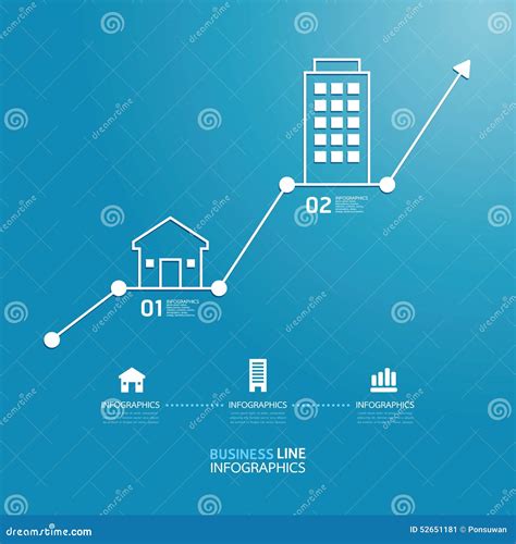 property business investment diagram  style template stock vector