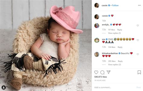 Too Much Cuteness: Cassie Reveals First Look of Baby Girl Frankie