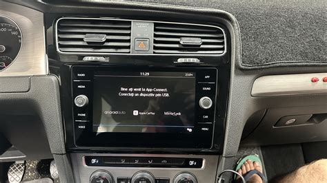 VW Golf 7 VII 2017 Instalare Unitate Multimedia MIB2 App Connect