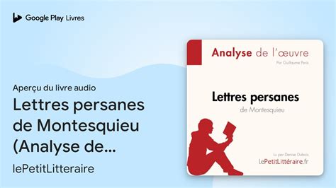 Lettres Persanes De Montesquieu Analyse De De LePetitLitteraire