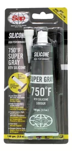 Silicón Automotriz Gris Para Alta Temperatura Marca Sap