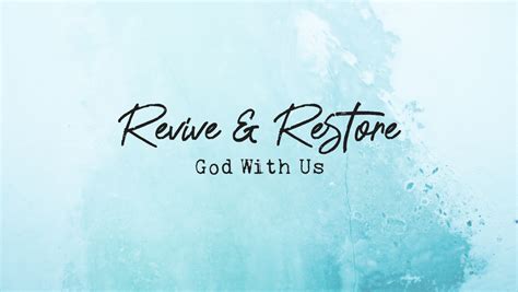 Revive And Restore