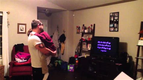 Dad Sings To Daughter While Dancing Youtube