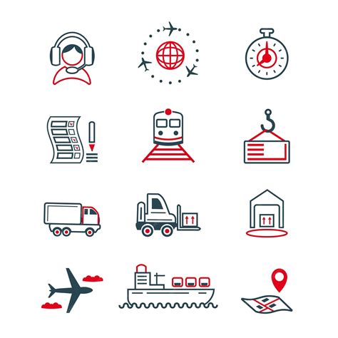 Premium Vector Set Of Vector Logistics And Delivery Icons