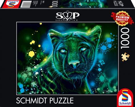 Neon Blue Green Panther 1000 Pcs 58517 Schmidt Spiele