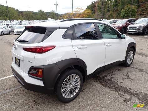 Chalk White Hyundai Kona Sel Awd Photo Gtcarlot