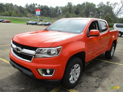 Crush Orange 2019 Chevrolet Colorado Lt Crew Cab 4x4 Exterior Photo 129738844