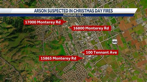 Police in Morgan Hill make arson arrest - Christmas night fires : r ...