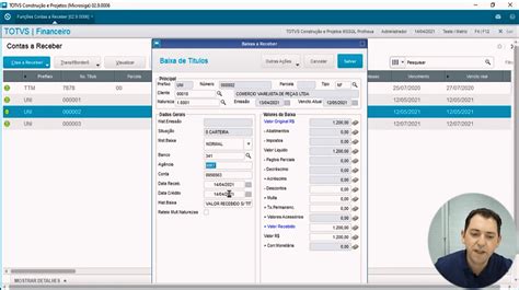 Financeiro Relatórios do Contas a Receber Curso Grátis TOTVS