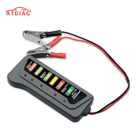 Buy 12v Digital Battery Alternator Tester Car Vehicle Diagnostic Tool With 6