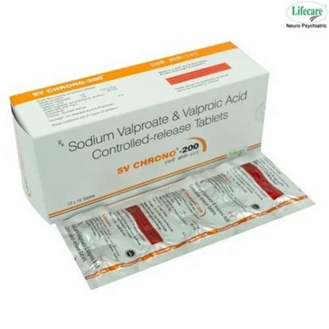sv chrono mg sodium valproate tablet  rs stripe leeporate