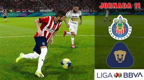 Guadalajara Vs Pumas Gameplay Liga Bbva Mx Apertura Jornada