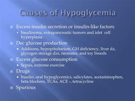 Ppt Hypoglycemia Powerpoint Presentation Id2363946