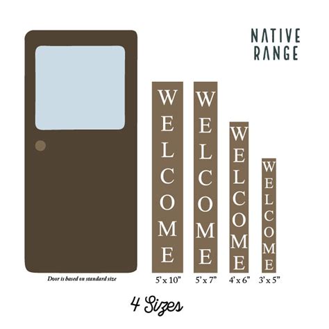 Welcome Sign Rustic Wood Welcome Sign Front Door Welcome Sign