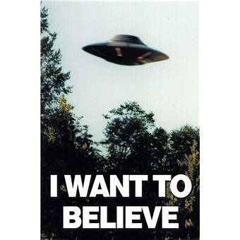 Maxi Poster 61 X 91 5 Cm The X Files I Want To Believe Achat Prix