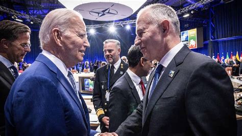 Mircea Geoan Nt Lnire Cu Joe Biden La Summitul Nato De La Vilnius