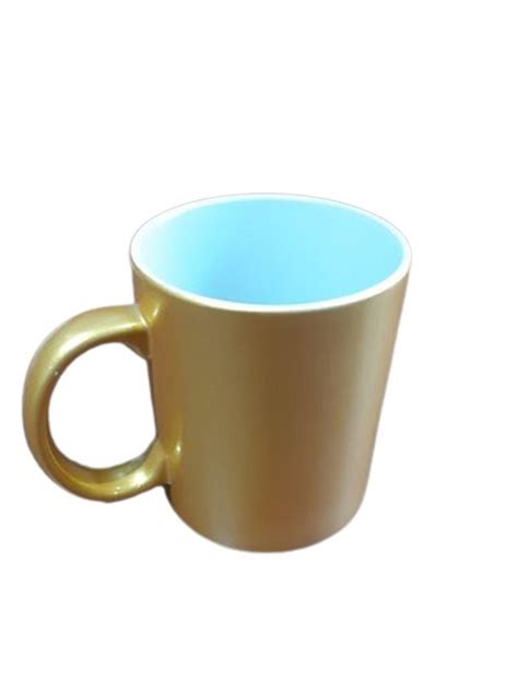 Brown Ceramic Sublimation Plain Coffee Mug For Gifting Capacity 300