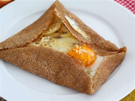 Buckwheat Galette With Ham Egg And Cheese Recipe Petitchef