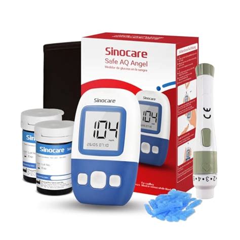 Sinocare Medidor Glucosa en Sangre Controla tu Salud con Precisión