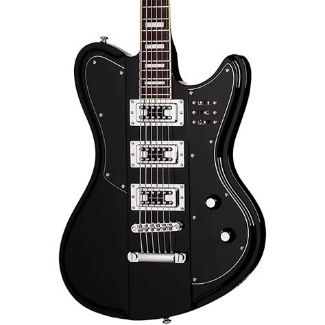 Schecter Guitar Research Ultra-VI Electric Bass Guitar Black | Music123