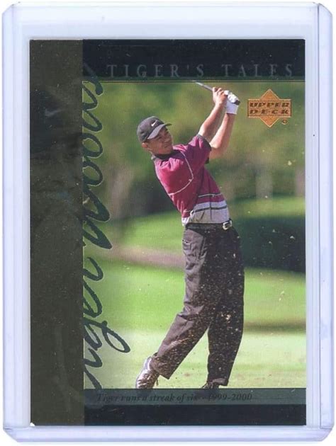 Amazon 2001 Upper Deck Tiger S Tales TT20 TIGER WOODS Rookie Card