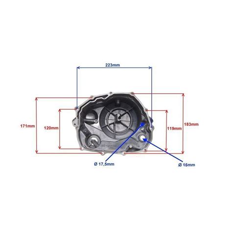 Pokrywa Silnika Prawa 4T 125cc Shineray XY125 10D