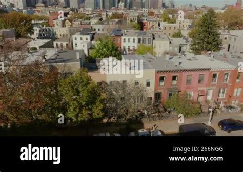 Aerial Views Highlight A Lively Neighborhood In Brooklyn New York City