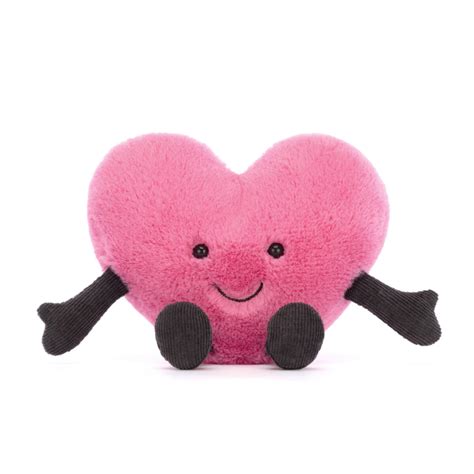 Purchase Jellycat A6hotph Amuseable Hot Pink Heart Little Cuddly Plush Soft Toy At World Of Bears